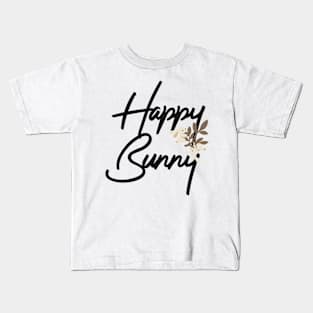 Happy Bunny Typography design Kids T-Shirt